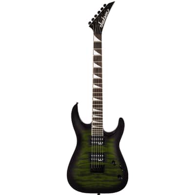 Jackson JS Series Dinky Arch Top JS32Q DKA HT, Transparent Green Burst (B-Stock) image 2