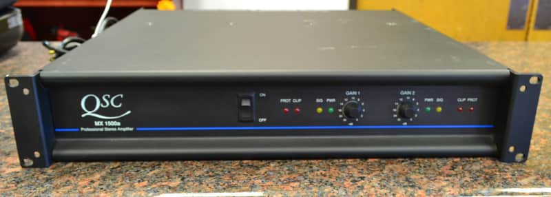 QSC MX1500a Stereo Power Amplifier Amp | Reverb