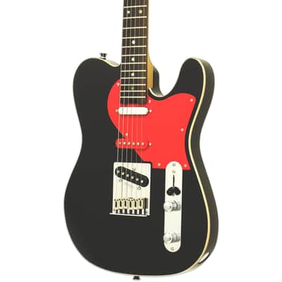 Aria Pro II Electric Guitar-Black image 3