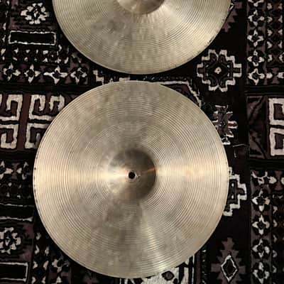 Sabian 14" HH Hand Hammered Regular Hi-Hat Cymbals (Pair) - Natural Bild 5