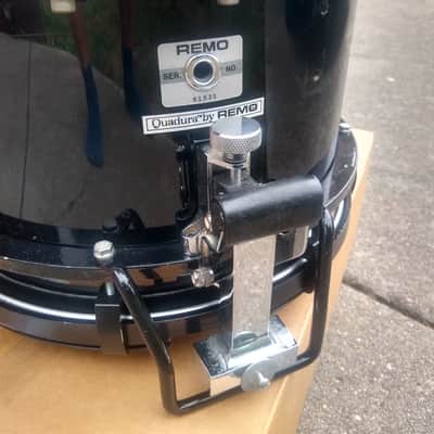 Remo Quadura Legato 16 Lug marching snare drum black 14X12 image 2