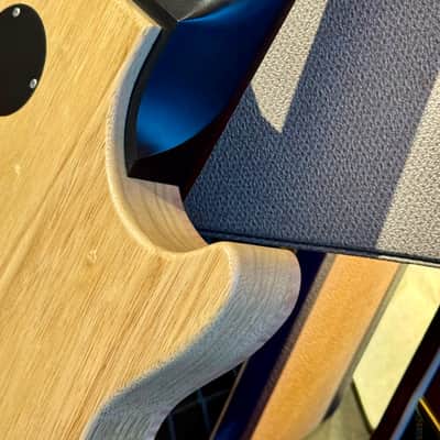 Nik Huber LEFT HANDED  KRAUSTER II “ Custom Shop” KORINA &  Super Flame Top  2016  Charcoal Black image 16