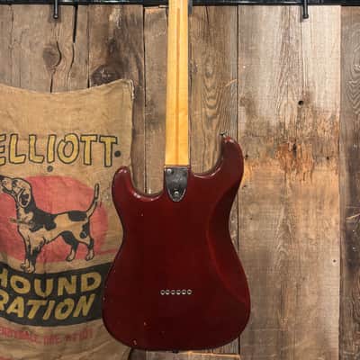 Fender Stratocaster Hardtail with Maple Fretboard 1979 - Wine image 6