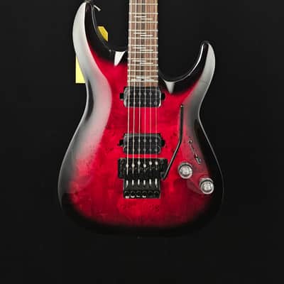 Schecter Omen Elite-6 FR Electric Guitar - Black Cherry Burst image 2
