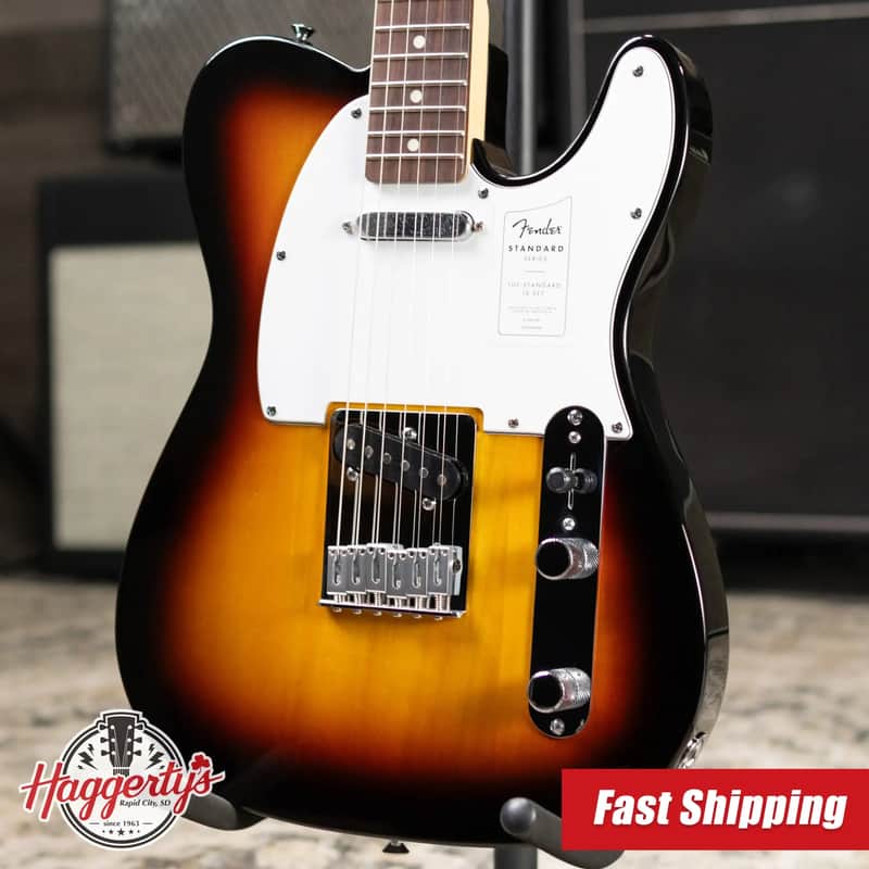 Fender Standard Telecaster Electric Guitar - 3-Color Sunburst image 1