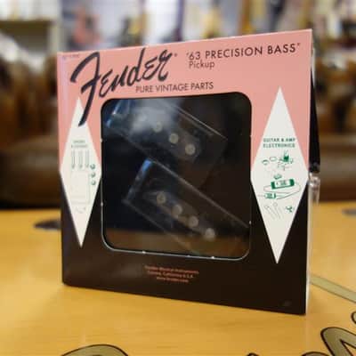 Fender Pure Vintage '63 Precision Bass Pickup, Black image 1
