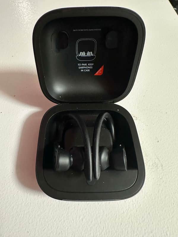 Beats by Dr. Dre Powerbeats Pro A2048 Black Wireless Bluetooth Earbuds With Charging Case image 1
