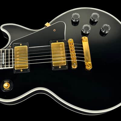 2025 Gibson Les Paul Custom Chambered Custom Shop Murphy Lab Ultra Light Aged ~ Ebony image 2