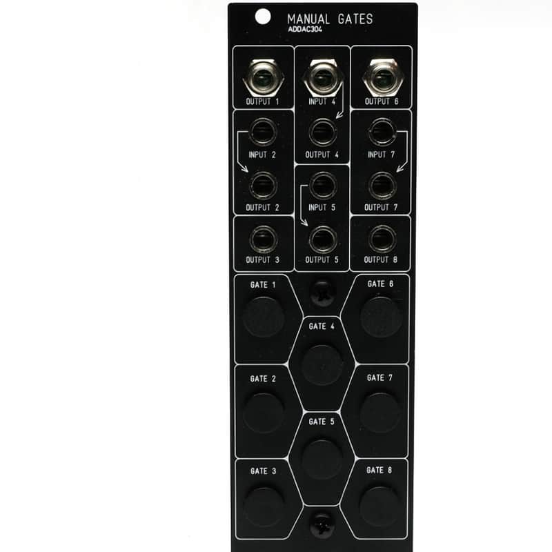 ADDAC System 304 Manual Gates 2018 Black Or Red image 1