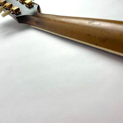 Gibson J-185 1957 - Sunburst Maple Back and sides, Spruce top Real Cannon! Original Brown Gibson Hardshell case. image 18
