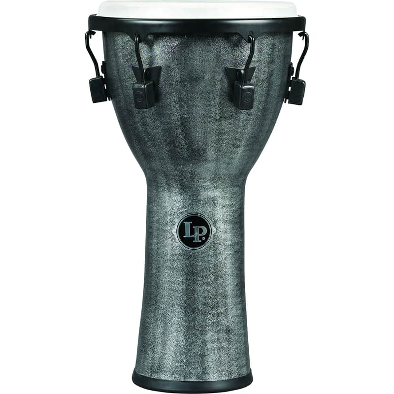 Latin Percussion LP726G, TUNED DJEMBE 11in Synthetic Shell, SYN HEAD, Gray -NEW image 1