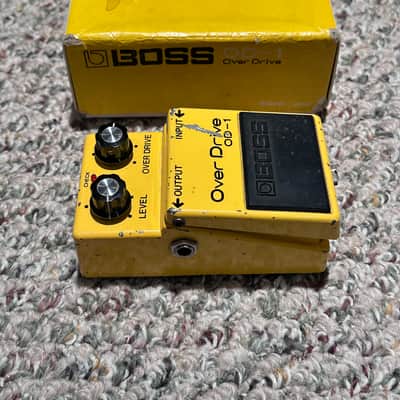 Boss OD-1 Over Drive (Black Label) 1978 - Yellow image 4