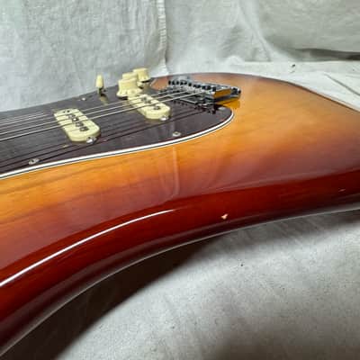 Fender American Stratocaster Guitar with Gator Case 2016 - Sienna Sunburst / Maple neck image 21