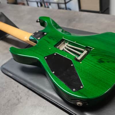 ESP M-III Mirage Green Ash HSH FR Floyd Rose Super Strat MIJ Japan MIII M3 Horizon image 17