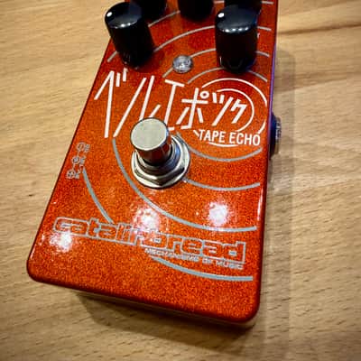 Catalinbread Belle Epoch Japanese Red Sparkle Limited edition 2015 / preamp / overdrive and boost / tape delay / Echoplex sim image 7
