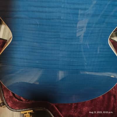 Gretsch G6120SH-HBLU Brian Setzer Hot Rod 2017 2 Tone Harbor Blue image 8