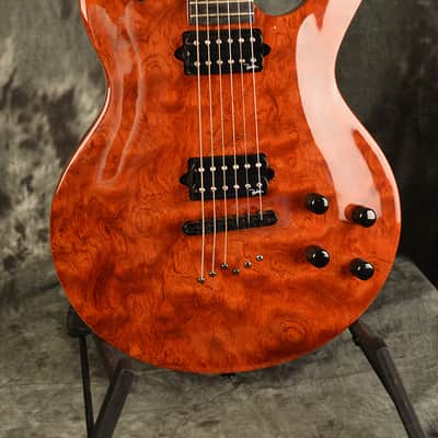 Parker PM-20 Single Cut Dual Humucker Neck Thru Quilted Bubinga Top w Deluxe Gigbag Included image 1