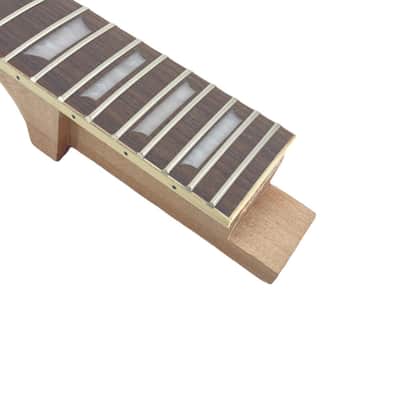 Les Paul Style Electric Guitar Neck 22 Fret 24.75 Inch Rosewood Fretboard, Mahogany image 6
