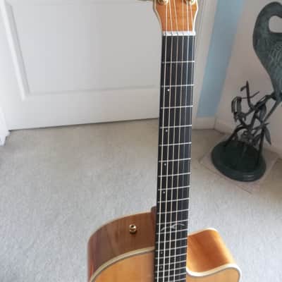 SEAGULL Artist Cameo CW DELUXE QII PEPPINO MODEL 2015 Flame Maple Sides/Back image 3