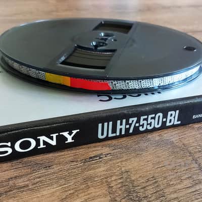 Sony ULH-7-550-BL Reel to Reel Recording Tape 7 Inch 18 cm 550 M 1800 Ft Made in Japan 1980 image 3