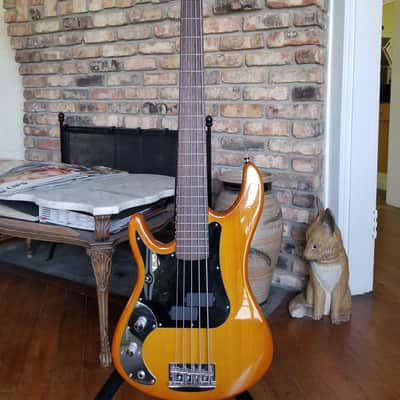Regenerate Guitar Works Left Handed 5 String Bass. Boutique Builder from Oregon, USA. image 6