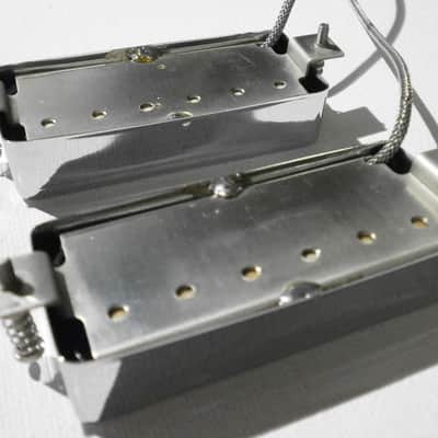 FIREBIRD Pickups SET 2pcs Vintage Correct Mini Humbucker Chrome Gibson by Q pickups image 3