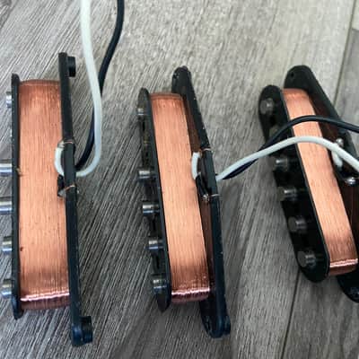 Fender Set of 3 Fender USA Highway 1 Stratocaster Pickups, First Gen early 2000s image 8
