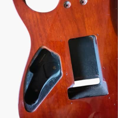 HH Basswood Guitar Body with Quilted Maple Top image 4