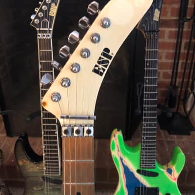 1985 ESP Rare Banana Headstock Early M-1 image 2