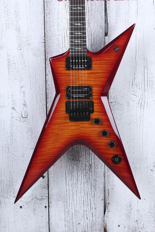 Washburn 2004 Dimebag ST Pro Stealth Electric Guitar Flame Maple