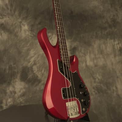 1982 Gibson Victory Artist Bass CANDY APPLE RED with papers + RARE painted neck image 7