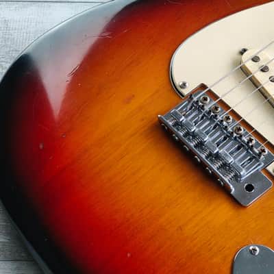 1976 Fernandes Burny Custom FST Series Stratocaster (Sunburst) imagen 4