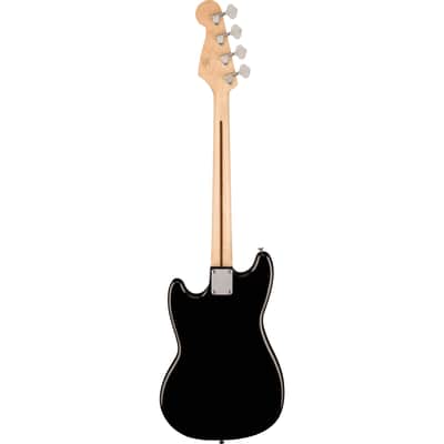 Squier Sonic Bronco Bass IL Black - 4-String Electric Bass image 2