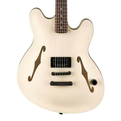 Used Fender Tom DeLonge Signature Starcaster - Satin Olympic White image 1