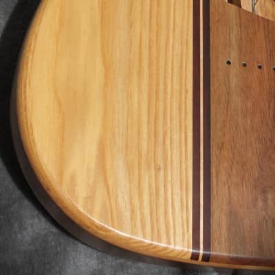 Babik Custom Telecaster Style body, Long board style, Ash on wormy butternut Light weight, Handmade 2026 image 7