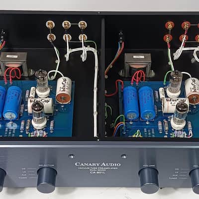 Tube Preamp Canary Audio CA-801L & Power Supply CA-801P. NOS Warranty 1 year image 12