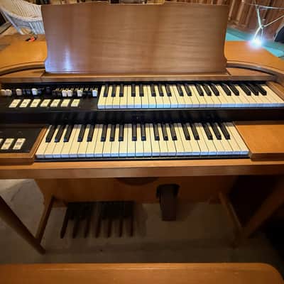 Hammond M3 Organ 1958 Blonde with External Speaker image 3
