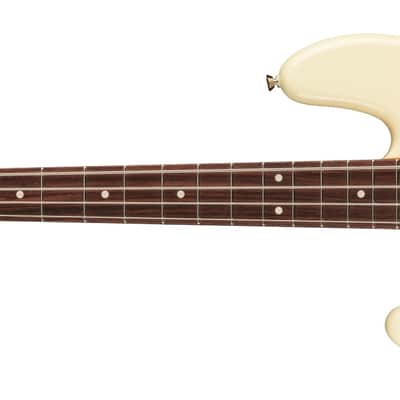 FENDER - American Professional II Jazz Bass Left-Hand  Rosewood Fingerboard  Olympic White - 0193980705 Bild 1