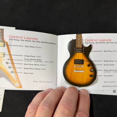 Epiphone Manual & Poster 2000s Flying V Les Paul Firebird Bass Explorer Riviera image 12