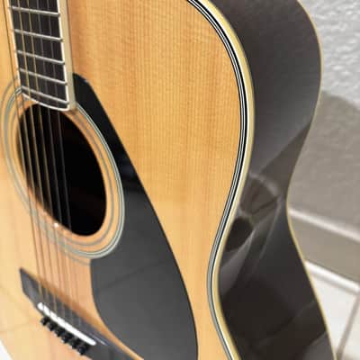 Yamaha FG-365SII 1983 - gloss natural finish on a solid spruce top and a three-piece rosewood back and sides image 12