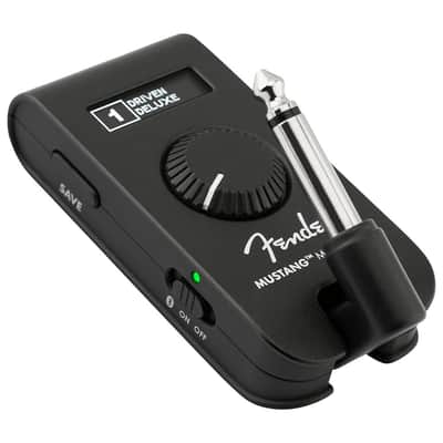 Mint Fender Mustang Micro Plus Headphone Amplifier Bundle with 12x Guitar Picks and Instrument Polishing Cloth - Rechargeable Battery, Bluetooth Audio Streaming and 50 Amp and Effects Models image 6