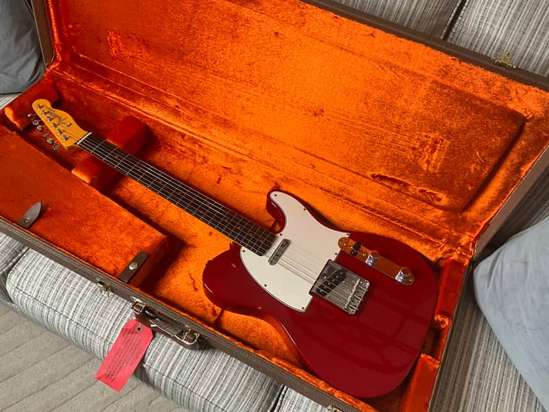 Fender American Vintage II '63 Telecaster 2022 - Present - Crimson Red Transparent image 1