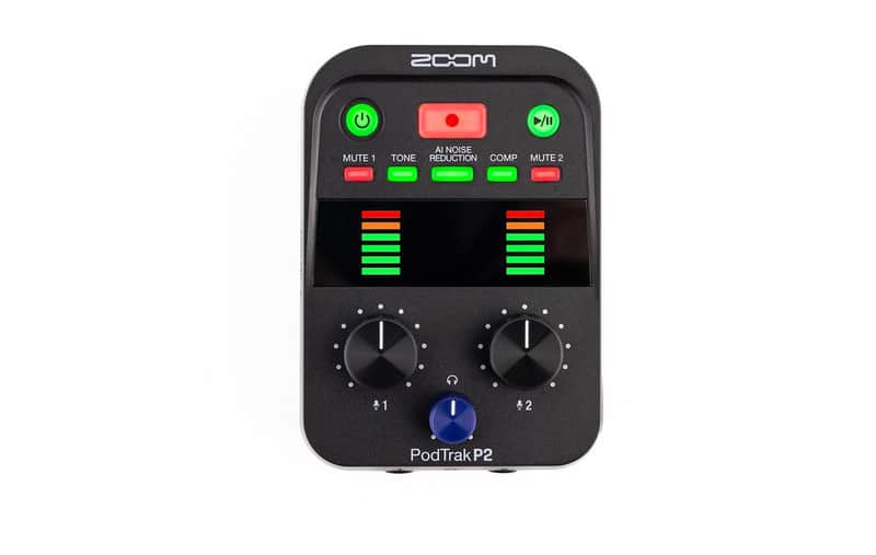 Zoom PodTrak P2 Podcast Recorder over shipped un-open box image 1