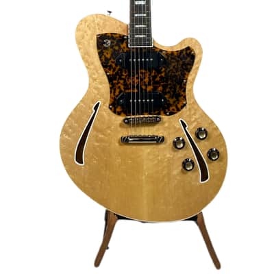 Kauer Guitars Super Chief, Natural Birdseye Maple Top, 2 P-90's, 6lbs 14oz NEW (Authorized Dealer) image 2