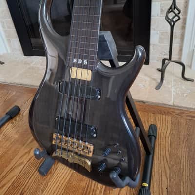 Alembic Europa 6-String Bass 1994, Fretless - Translucent Black image 4