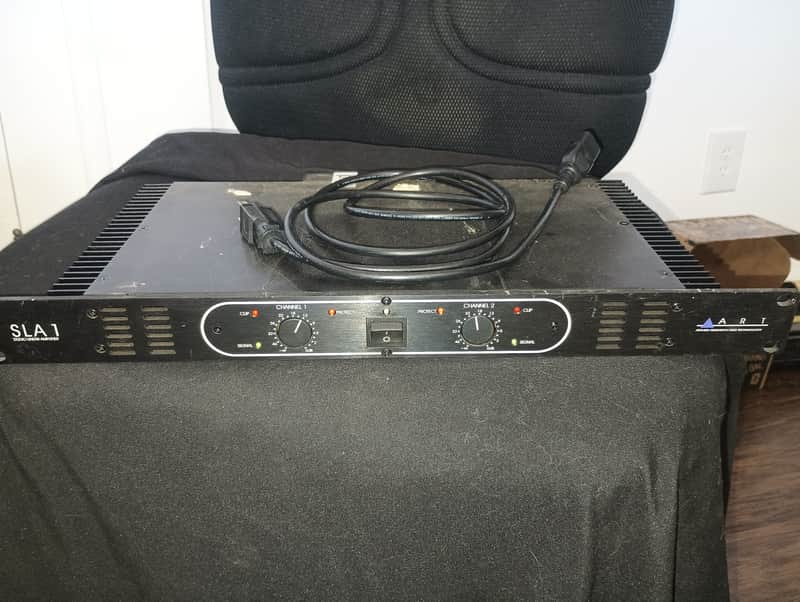 ART SLA-1 100 Watt Rackmount Power Amplifier 2014 - Present - Black image 1