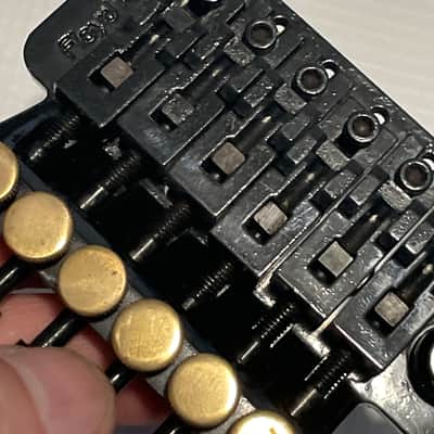 1985 Era Original Floyd Rose Made in Germany Black Tremolo Bridge Vibrato image 18