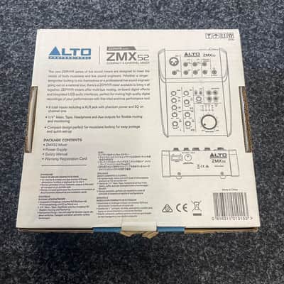Alto Zephyr ZMX52 5-Channel Analog Mixer image 6