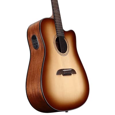 Alvarez Artist Dreadnought Guitar Acoustic Electric Shadowburst with Cutaway (AD60CE_Shadowburst) image 5