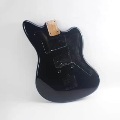 Alder Wood Black Jazzmaster Style Guitar Body image 3